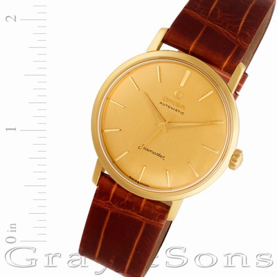 Omega Omega 4024 Seamaster Automatic Male 18k yellow gold Replica Watches