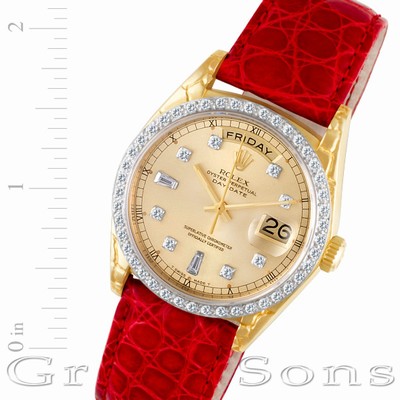 Rolex 18038 Day-Date Automatic Male 18k yellow gold Replica Watches