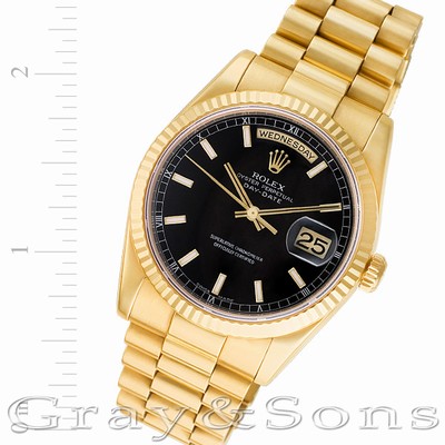 Rolex 118238 Day-Date Automatic Male 18k yellow gold Replica Watches