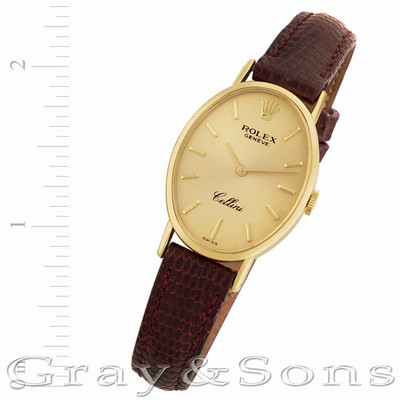 Rolex 4111 Cellini Manual Female 18k yellow gold Replica Watches