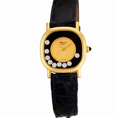Chopard 5089/5 Happy Diamond Quartz Female 18k yellow gold Replica Watches