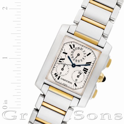Cartier bb19982 Tank Francaise  Male Stainless Steel Replica Watches