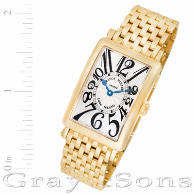 Franck Muller 902qz Long Island Quartz Female 18k yellow gold Replica Watches