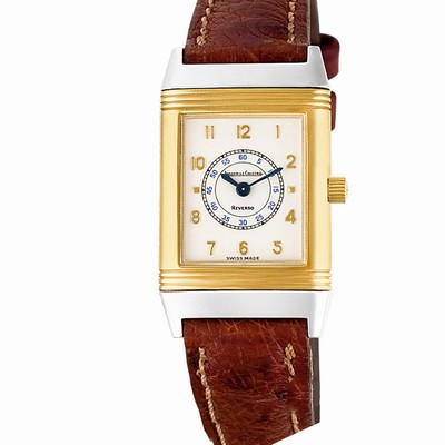Jaeger LeCoultre 260.5.08 Reverso Quartz Female 18k gold & Stainless Steel Replica Watches