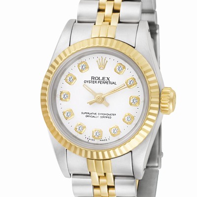 Rolex 67193 Oyster Perpetual Automatic Female Stainless Steel Replica Watches