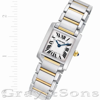 Cartier W51007Q4 Tank Francaise Quartz Female Stainless Steel Replica Watches
