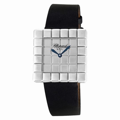 Chopard 12/7407 De Grisogono Ice Cube Quartz Female 18k White Gold Replica Watches