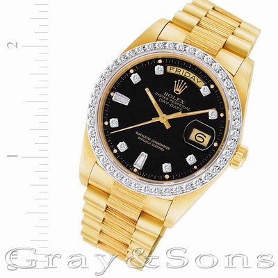 Rolex 18078 Day-Date Automatic Male 18k yellow gold Replica Watches