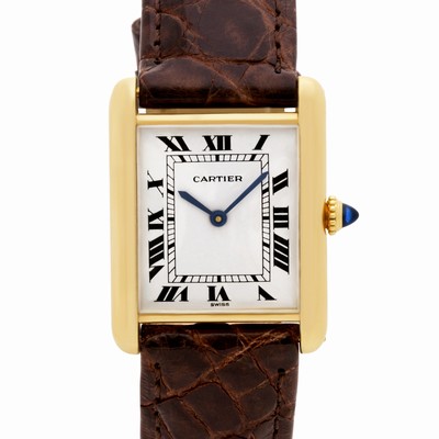 Cartier 780863934 Tank Manual Male 18k yellow gold Replica Watches