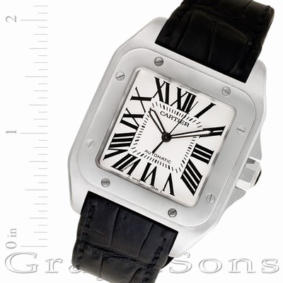Cartier W20073X8 Santos 100 Automatic Male Stainless Steel Replica Watches