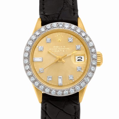 Rolex 6517 Date Automatic Female 18k yellow gold Replica Watches