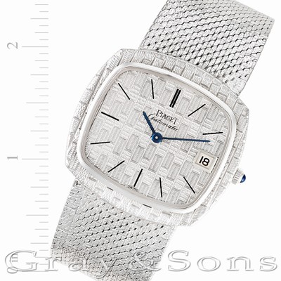 Piaget 13433 Classic Automatic Male 18k White Gold Replica Watches
