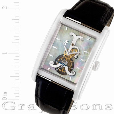 Audemars Piguet 2636BC.OO.D002CR.01 Edward Piguet Tourbillion Manual Male 18k White Gold Replica Watches