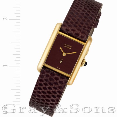 Cartier Cartier 1374 Tank Manual Female plaque Replica Watches