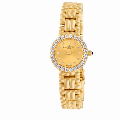 Baume & Mercier 166509 Classic Quartz Female 18k yellow gold Replica Watches