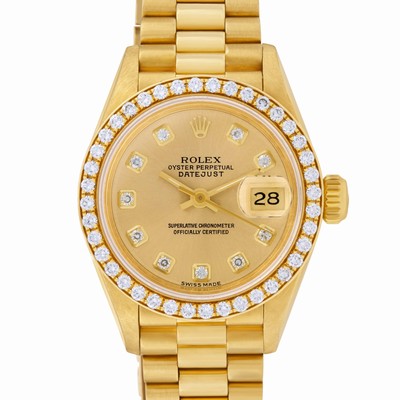 Rolex 69178 Datejust Automatic Female 18k yellow gold Replica Watches