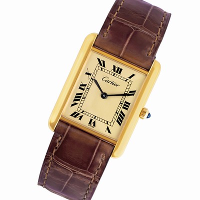 Cartier 41578 Vermeil Quartz Male Vermeil Replica Watches