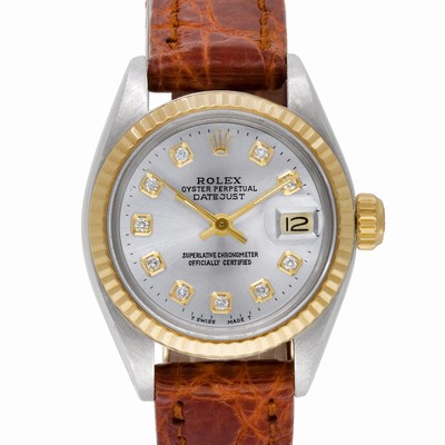 Rolex 6917 Datejust Automatic Female 14k gold & Stainless Steel Replica Watches