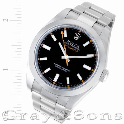 Rolex 116400 Milgauss Automatic Male Stainless Steel Replica Watches