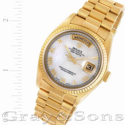 Rolex 18038 Day-Date Automatic Male 18k yellow gold Replica Watches