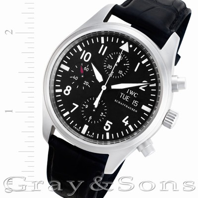 IWC IW371701 Pilots Chronograph Automatic Male Stainless Steel Replica Watches