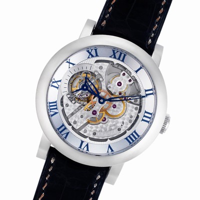 Corum 371.201.59 Skeleton Manual Male 18k White Gold Replica Watches