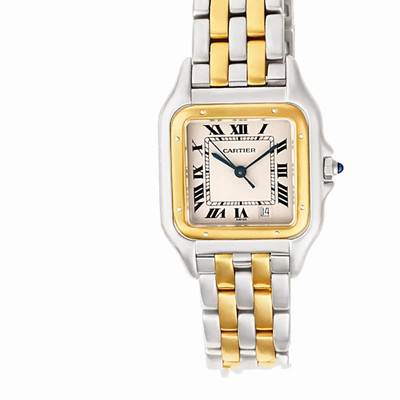 Cartier W25028B Panthere Quartz Male Stainless Steel Replica Watches