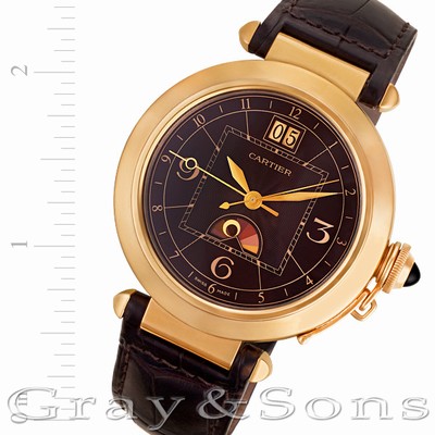 Cartier W3030001 Pasha 42mm Automatic Male 18k rose gold Replica Watches