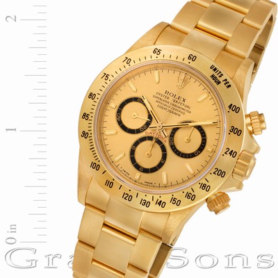 Rolex 16528 Daytona Automatic Male 18k yellow gold Replica Watches