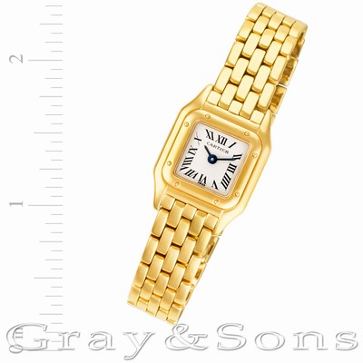 Cartier 1130 Panthere Quartz Female 18k yellow gold Replica Watches