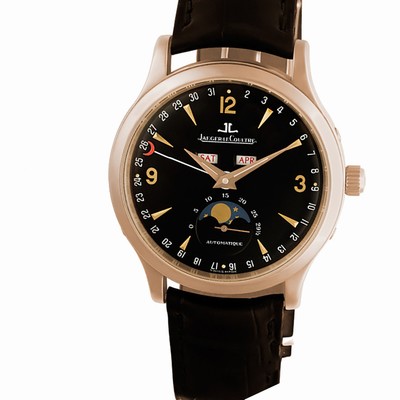 Jaeger LeCoultre 469 Master Moon Automatic Male 18k Pink Gold Replica Watches