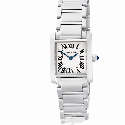 Cartier W51008Q3 Tank Francaise Quartz Female Stainless Steel Replica Watches