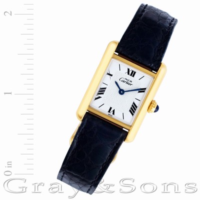 Cartier 1613 Vermeil Quartz Female Vermeil Replica Watches