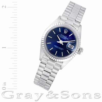 Rolex 6917 Datejust Automatic Female 18k White Gold Replica Watches