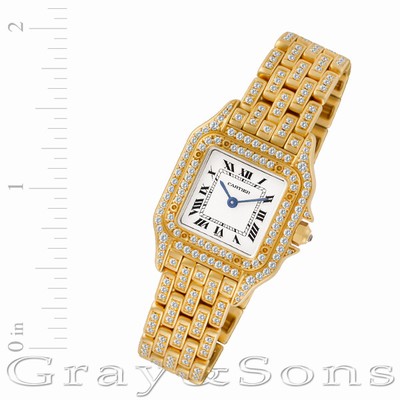 Cartier 883.704.48 Panthere Quartz Female 18k yellow gold Replica Watches