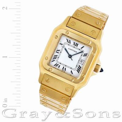 Cartier Cartier 2530 Santos Automatic Male 18k yellow gold Replica Watches