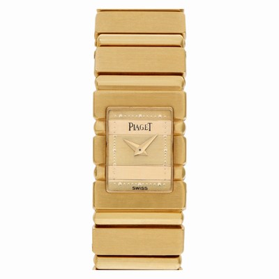 Piaget 15201 c 701 Polo Quartz Female 18k yellow gold Replica Watches