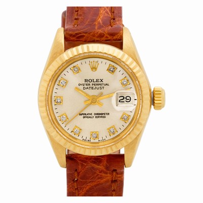Rolex 6917 Datejust Automatic Female 18k Yellow Gold Replica Watches