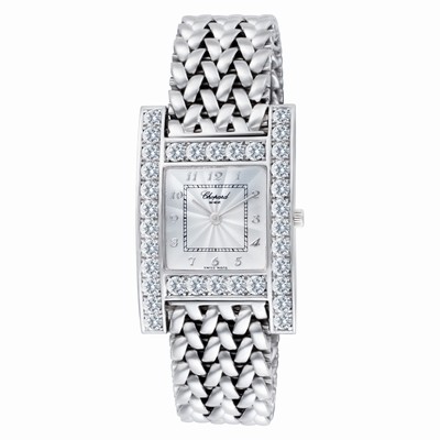 Chopard 49/5917 Your Happy Quartz Female 18k White Gold Replica Watches