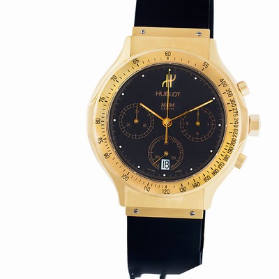 Hublot 1620.9 M D M Quartz Male 18k yellow gold Replica Watches