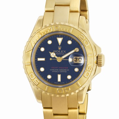 Rolex 69628 Yacht-Master Automatic Female 18k yellow gold Replica Watches