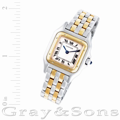 Cartier w25029b6 Panthere Quartz Female Stainless Steel Replica Watches