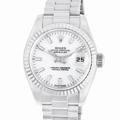 Rolex 179179 Datejust Automatic Female 18k White Gold Replica Watches