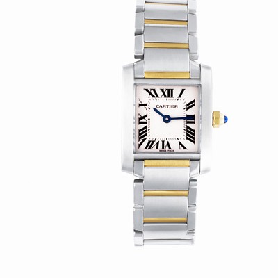 Cartier W51007Q4 Tank Francaise Quartz Female Stainless Steel Replica Watches