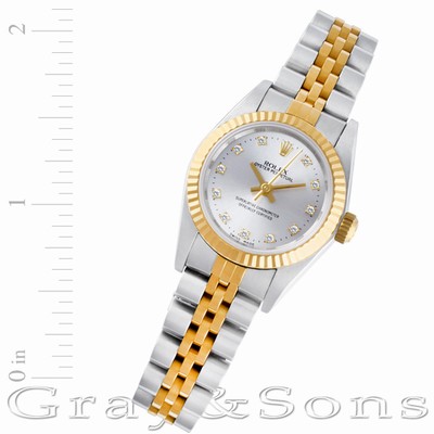 Rolex 76193 Oyster Perpetual Automatic Female Stainless Steel Replica Watches