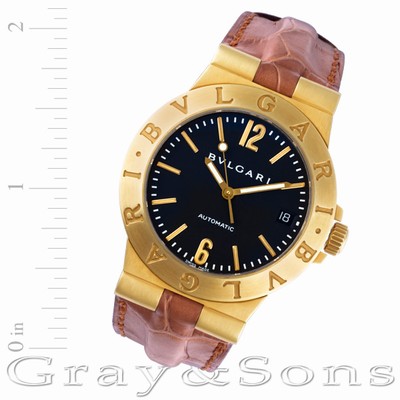 Bvlgari LCV35G Diagono Automatic Male 18k yellow gold Replica Watches