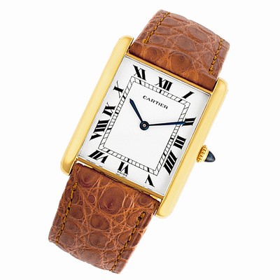 Cartier 170020838 Tank Automatic Male 18k yellow gold Replica Watches