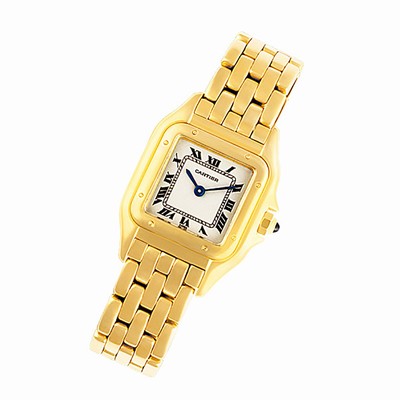 Cartier W25022B9 Panthere Quartz Female 18k yellow gold Replica Watches