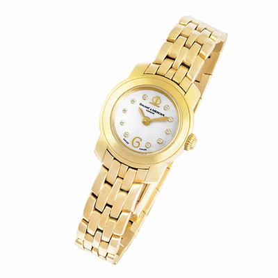 Baume & Mercier MOA08397 Capeland Quartz Female 18k yellow gold Replica Watches