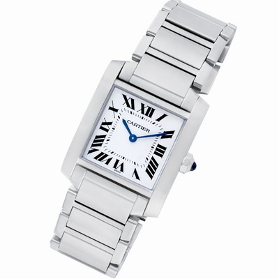 Cartier W51011Q3 Tank Francaise Quartz Unisex Stainless Steel Replica Watches